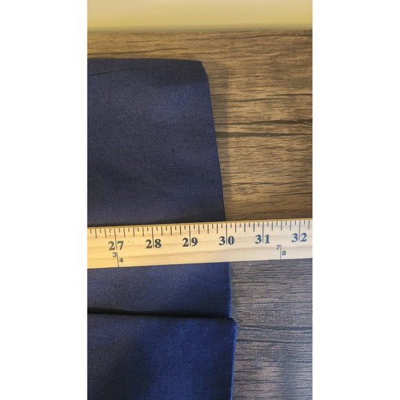 Talbots Vintage Navy Italian Linen Double Breasted Blazer Gold Buttons Sz 10 - Picture 6 of 7